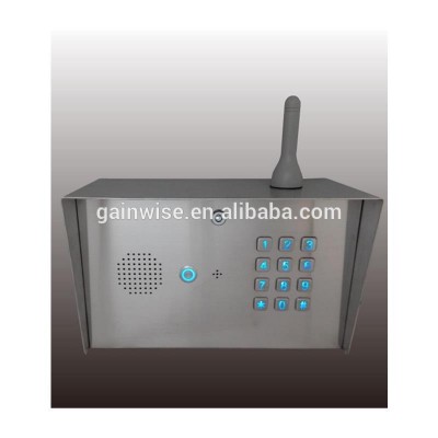 3G keypad PIN code door Intercom gooseneck pole mount cellular network intercom with keypad