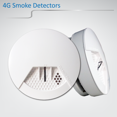 4G smoke detector fire alarm 4G smoke alarm photoelectric optical smoke detector supporting  wireless