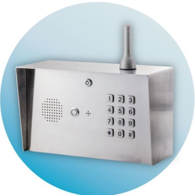 3G keypad PIN code 4G door Intercom doorbelll door phone for USA gooseneck pole mount gate opener